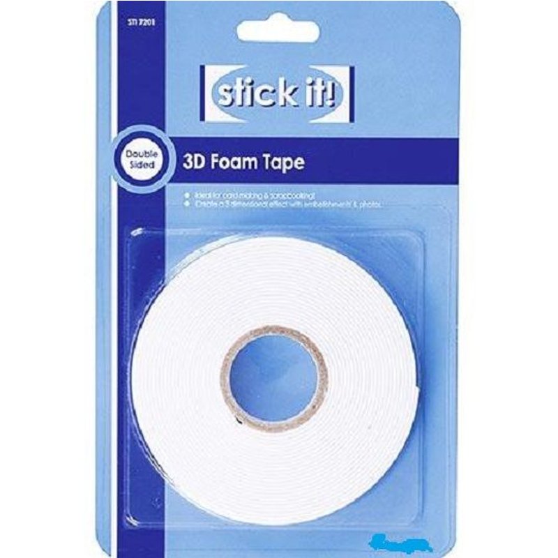 Ruban adhésif double-face acrylique 1 rouleau