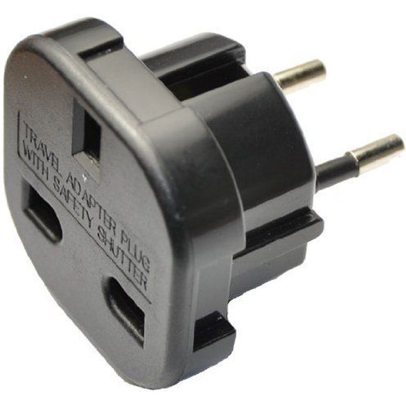 Adaptateur prise anglaise en prise francaise