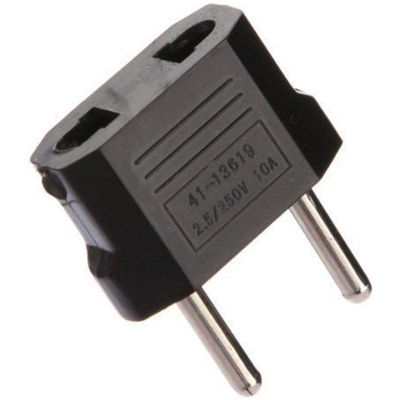 Adaptateur secteur U.S.A/Canada/Japon vers France (sans blister)