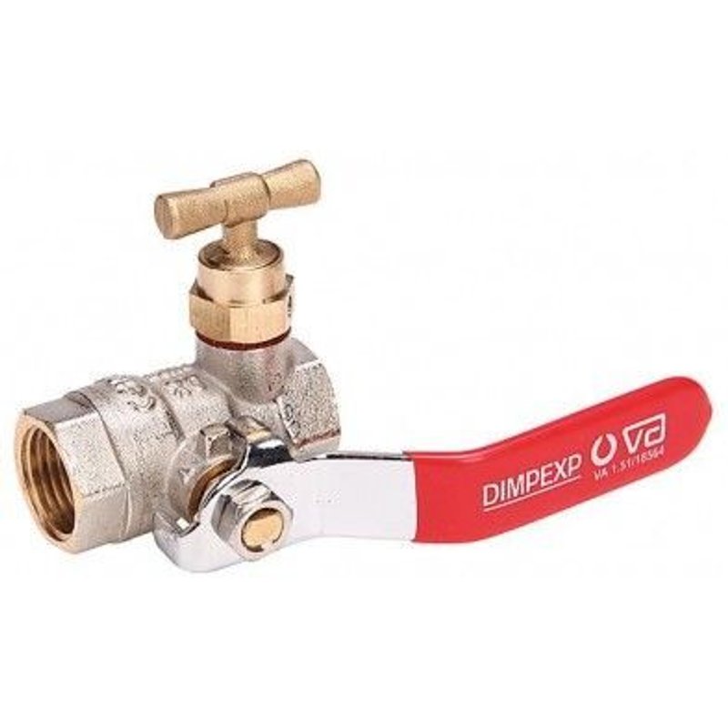 Vanne À Boisseau Sphérique Ff À Purge Pn 40 2