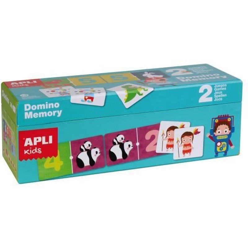Apli Boîte Duo Domino + Memory