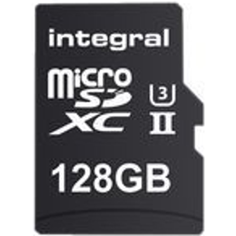Integral UltimaPro X2 - Carte mémoire flash - 128 Go - Video Class V60 / UHS-II - microSDXC UHS-II
