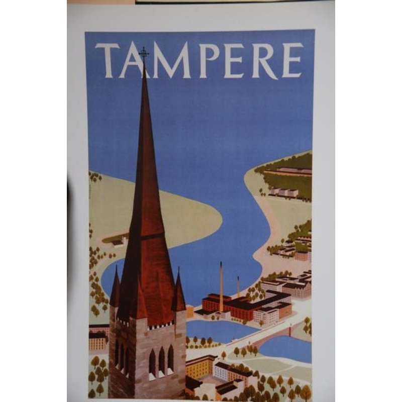 Affiche Finlande Tampere