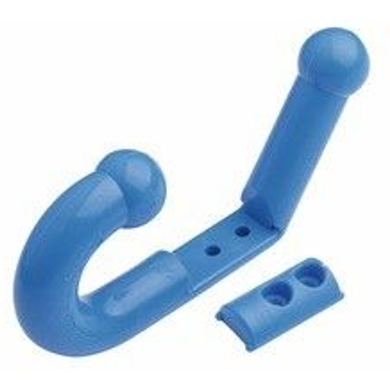 Patère simple - antibactérienne - non blessant - bleu - PARKID® WATTELEZ