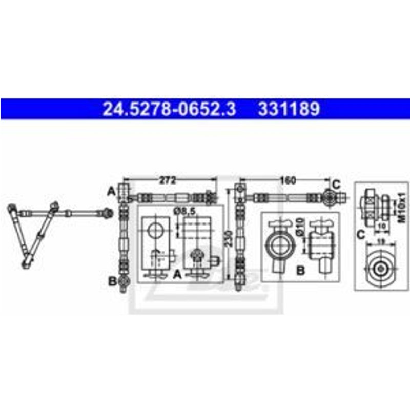 Gaine, Hydraulique De Frein Ate