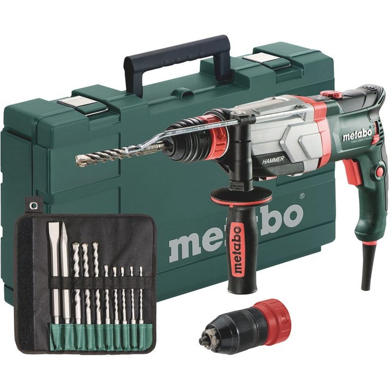 Metabo UHEV 2860-2 Quick Marteau multifonctions + 10-accesoires.