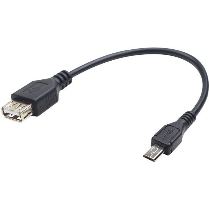 Cablexpert A-OTG-AFBM-03 - Câble USB - Micro-USB de type B (M) pour USB (F) - USB OTG - 15 cm