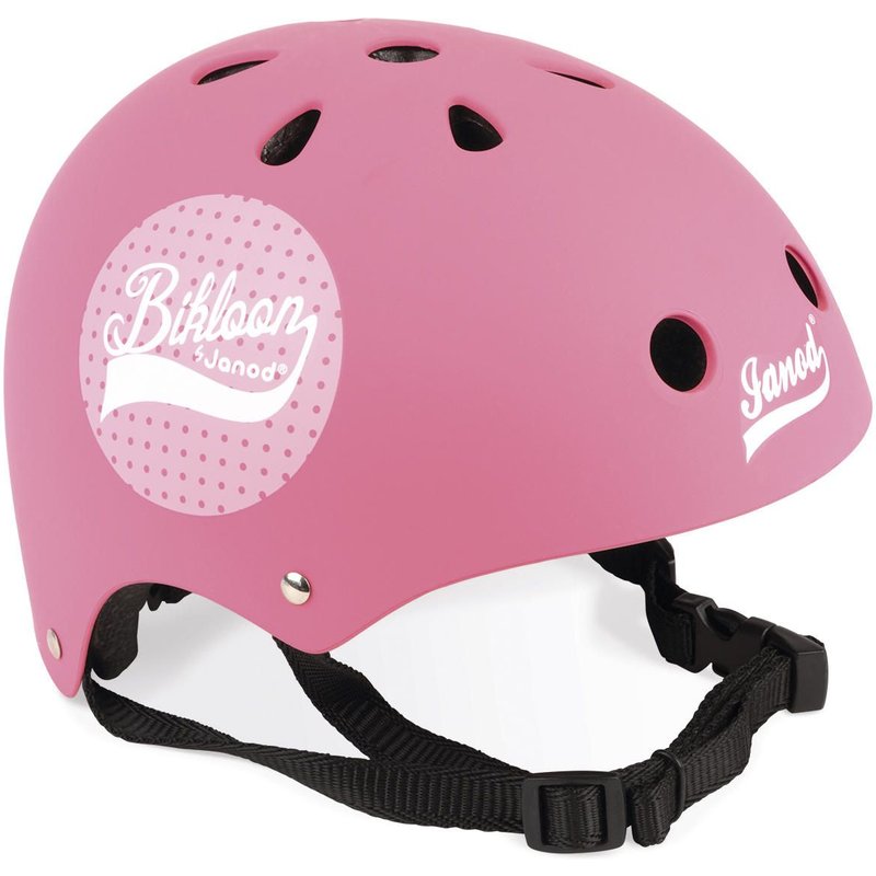 Plein Air Bikloon - Casque Rose À Pois Pour Draisienne