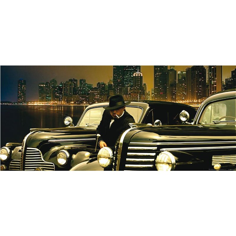 Chicago Gangsters, Photo Murale Intissée, 202 X 90 Cm, 1 Part - Enfants