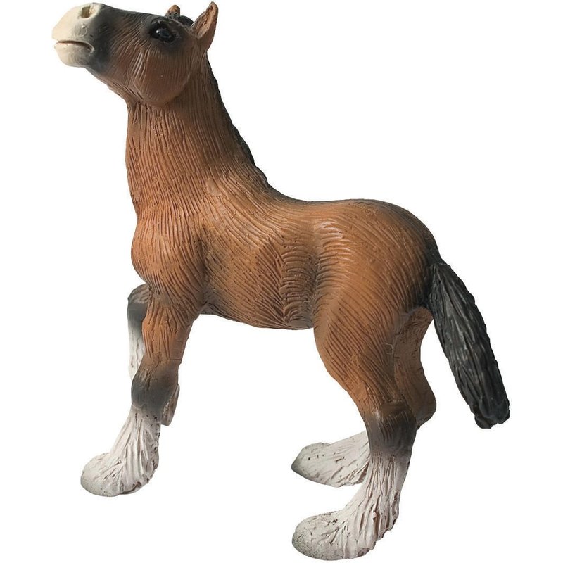 Animaux Figurine Poulain Shire - 7 Cm