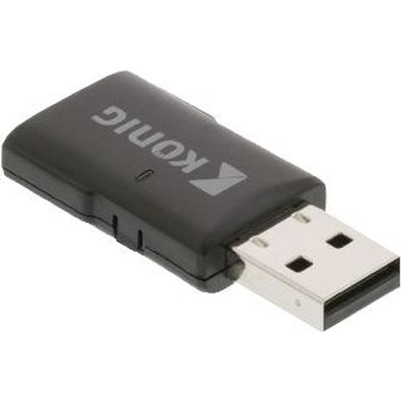 König Wireless USB-Adapter N300 - Adaptateur réseau - USB 2.0 - 802.11b/g/n - noir