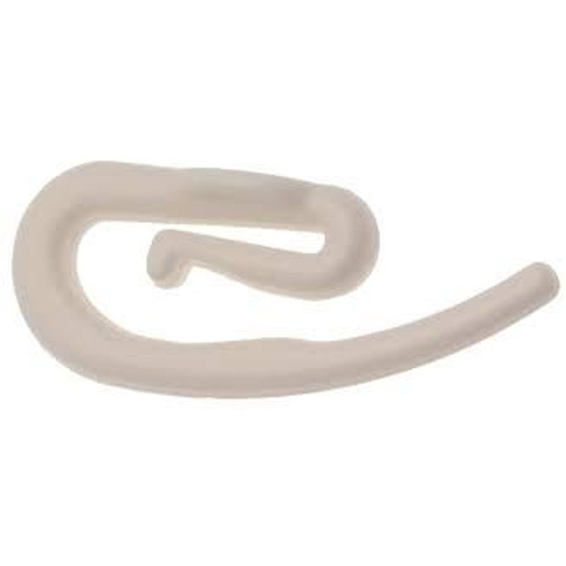 AGRAFES ESCARGOT plastique blanc x20