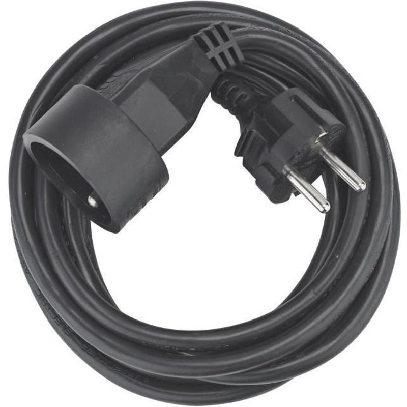 DEBFLEX Rallonge 3 m 16 A noir
