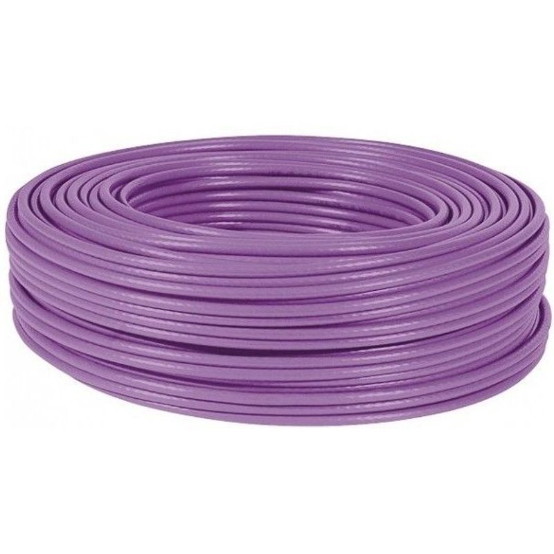 Dexlan cable monobrin u/utp CAT6 violet LS0H RPC Eca - 100M