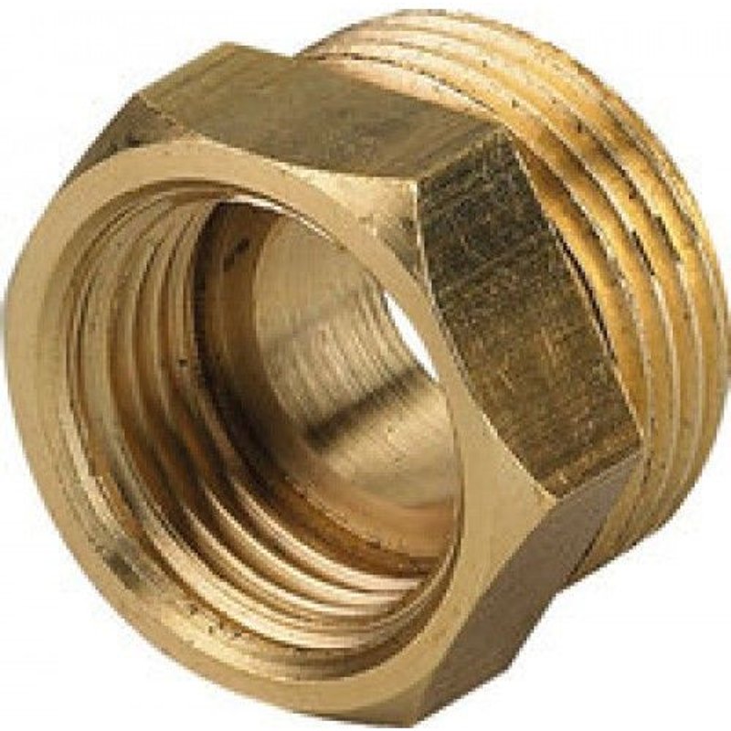 Mamelon laiton égal mâle / femelle brut 20x27 BRICOZOR