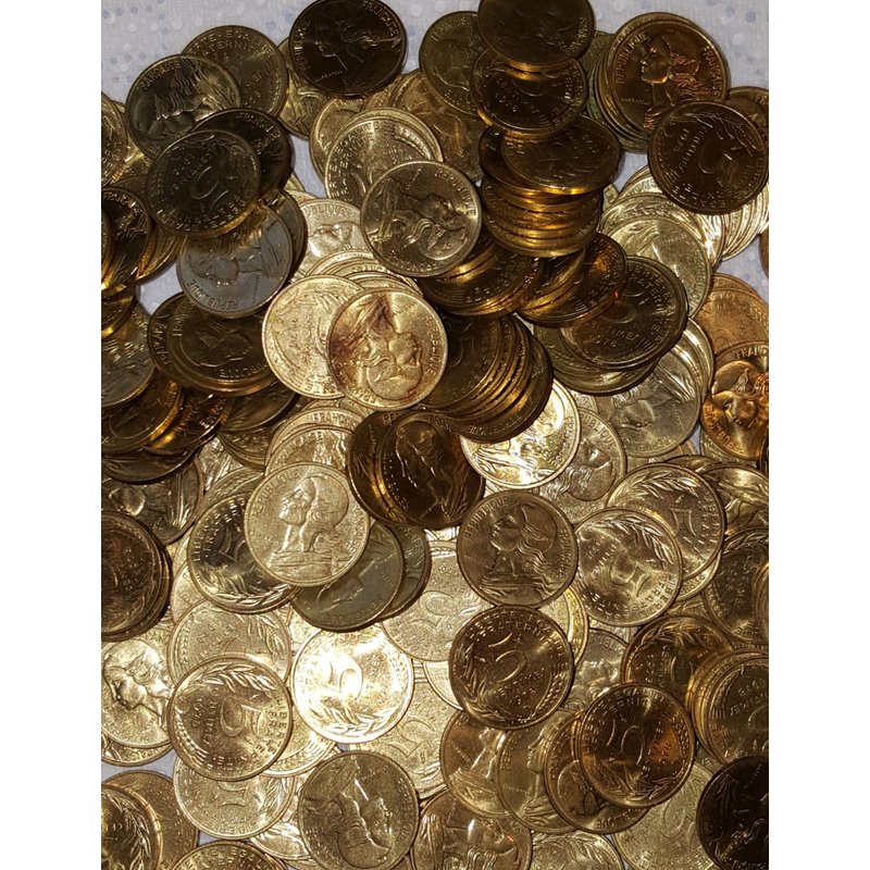 Lots Pièces De 5 Cts De Francs