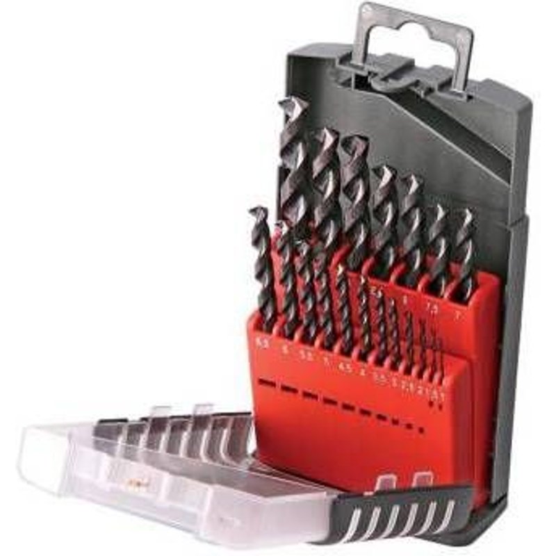 Coffret forets méral DIAGER HSS G3 - 19 pièces - Ø de 1mm à 10mm - 705D