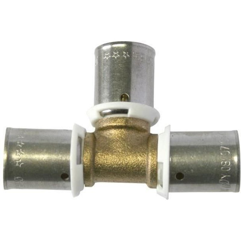 SOMATHERM Raccord a Sertir PER en Té égal Ø 16