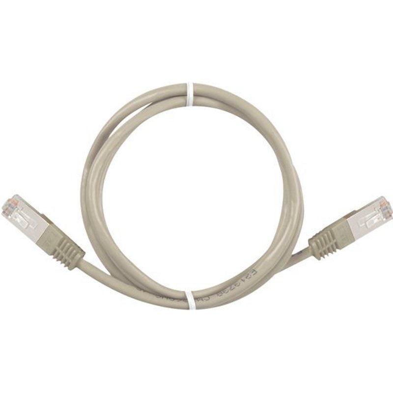 Sharkoon - Cordon de raccordement - RJ-45 (M) pour RJ-45 (M) - 5 m - SFTP - CAT 6 - gris