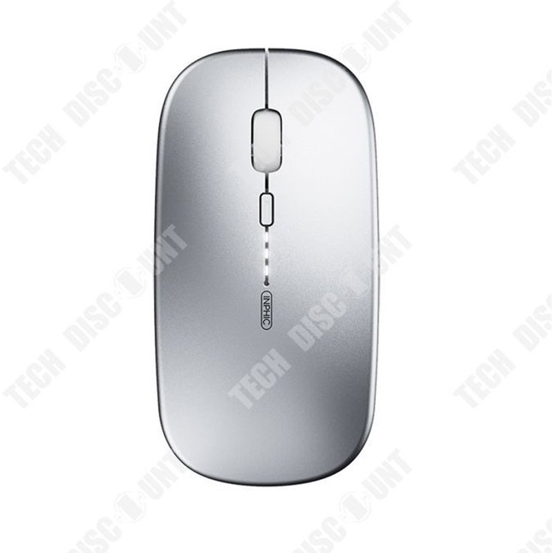 Souris sans fil 2.4G Bluetooth Dual Mode Mouse Silent Light Emitting Rechargeable Wireless Mouse Laptop Office Gaming Mouse