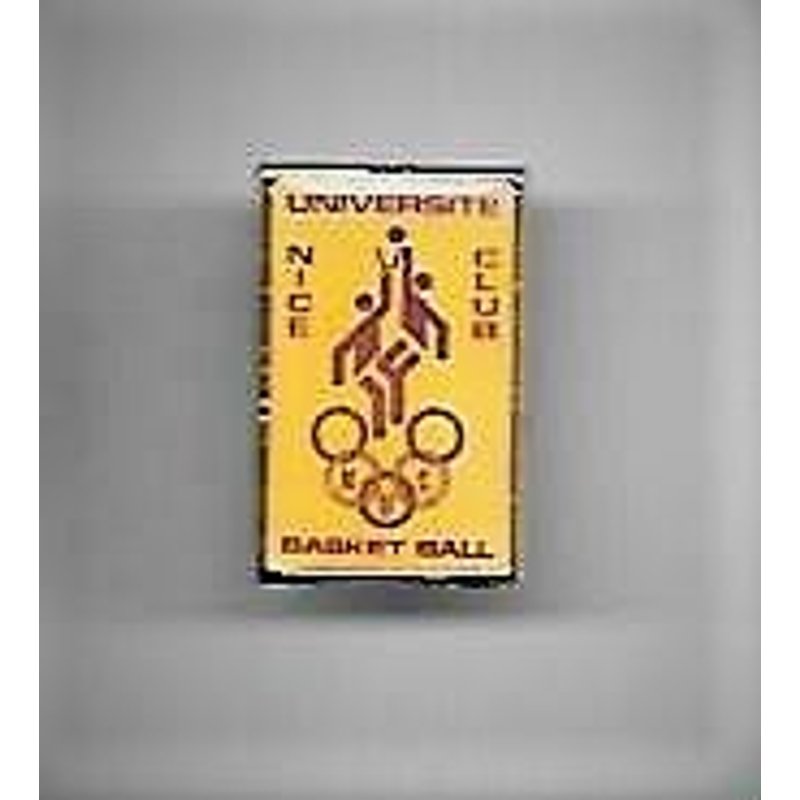 Pins Basketball Universite Nice Club Basket Ball N.U.C. Avec Les Anneaux