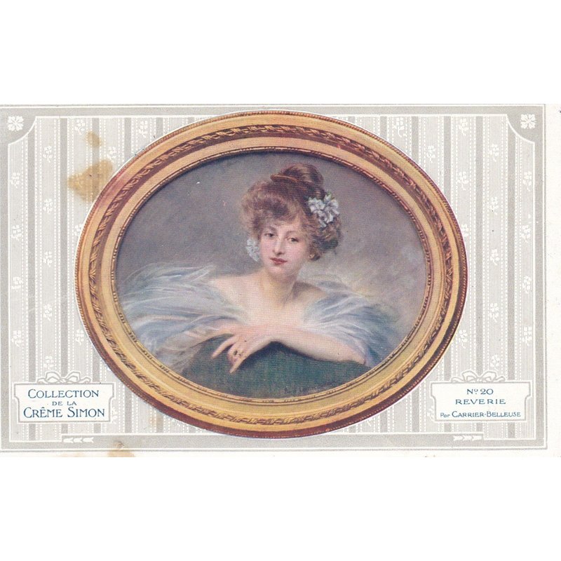 Carte Publicitaire Ancienne : Creme Simon