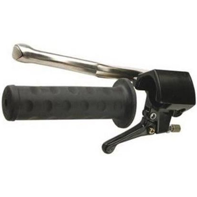 Poignée Gauche adaptable pour MBK 51 levier couleur alu