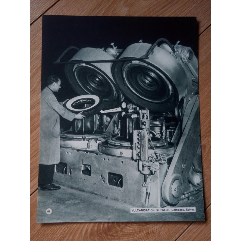Willy Ronis - Collection L'équipement Technique De La France - Vulcanisation De Pneus (Colombes, Seine)