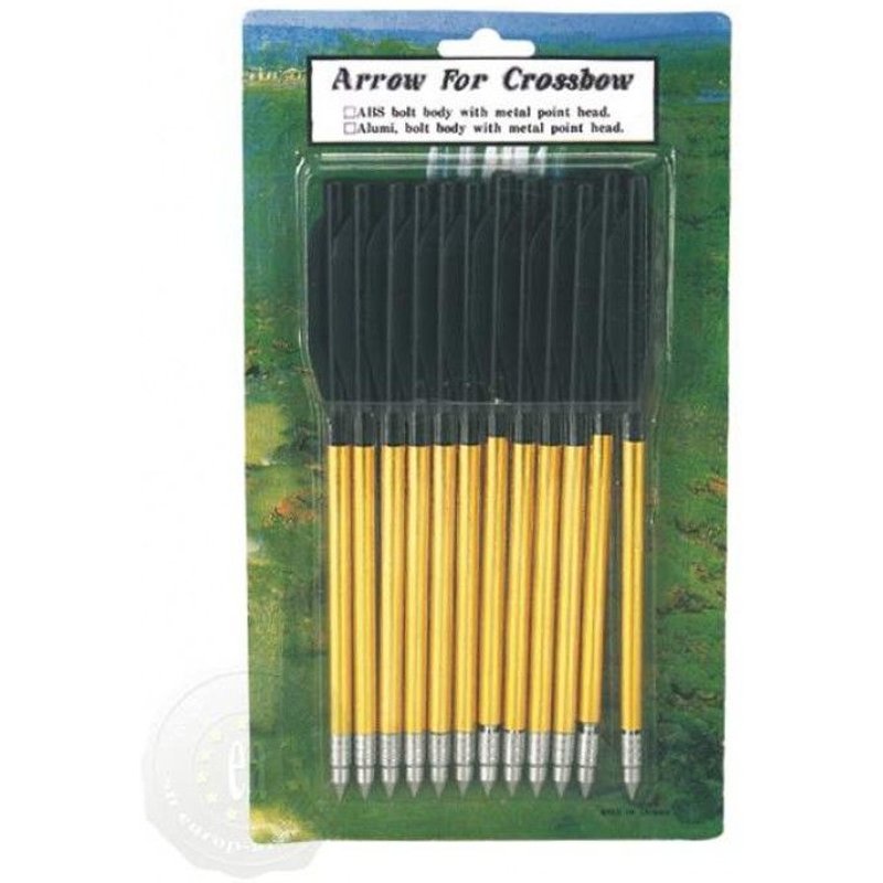 12 Fléchettes 6.5'' pour pistolets arbalète Shoot Again