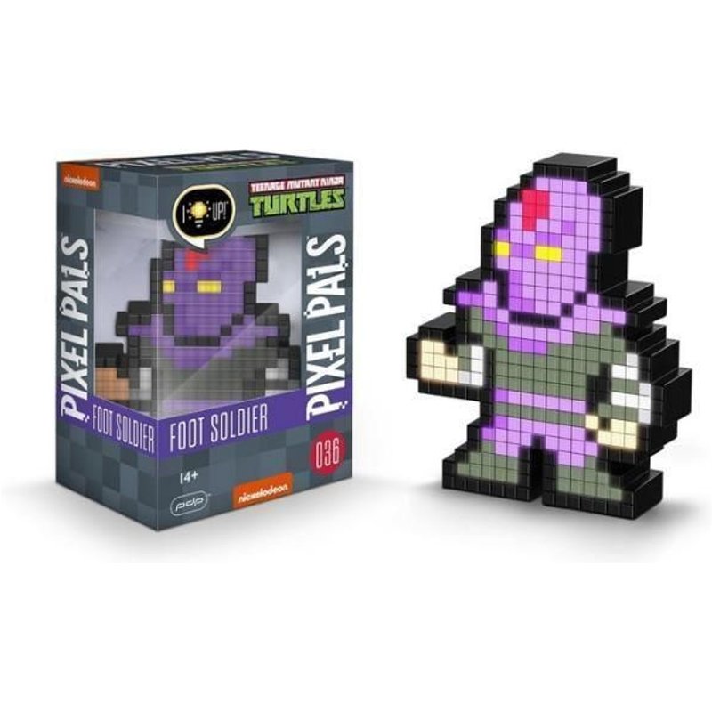 Figurine Lumineuse Pixel Pals Tortue Ninja - Foot Soldier