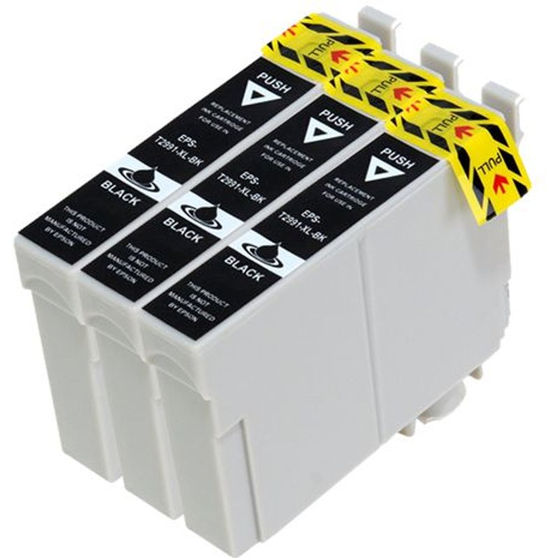 DOREE Lot de 3 cartouches d'encres compatibles avec Epson 29XL T2991 pour Epson Expression Home XP-235, XP-332, XP-335, XP-432, XP-435