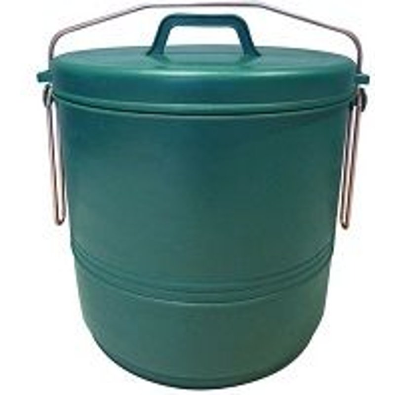 Poubelle compost 16l verte