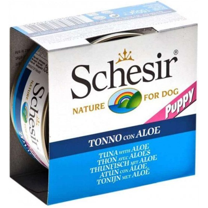 Pâtée Pour Chien Schesir En Gelée - Boîte 150 G Filets De Poulet Avec Aloès