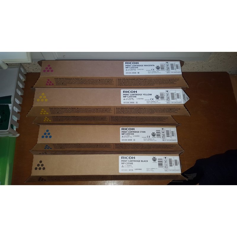 Ricoh - Noir - originale - cartouche de toner - pour Ricoh Aficio MP C2050, Aficio MP C2050AD, Aficio MP C2550, Aficio MP C2550AD