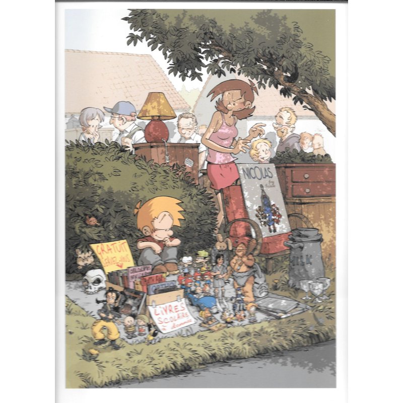 Affiche Les Blagues De Toto - Delcourt 2010