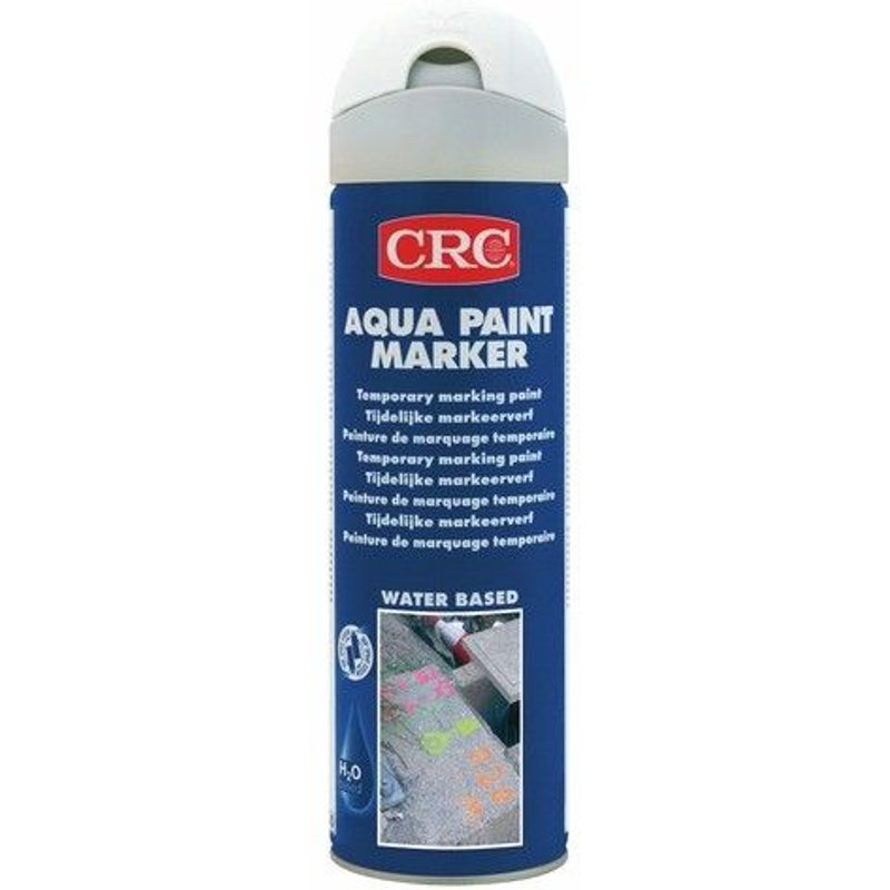 Peinture de marquage provisoire - à base d'eau - blanc - 500 ml - Aqua Paint Marker CRC