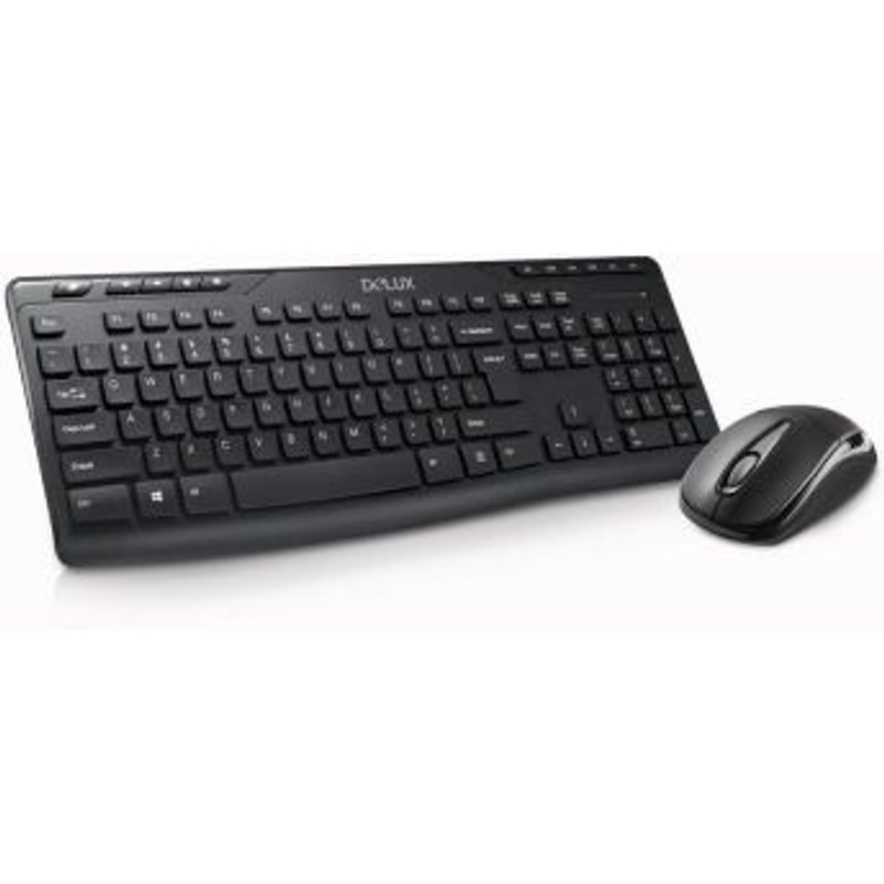 Ensemble clavier et souris sans fil 2.4GHz OM06G+M105GX Delux