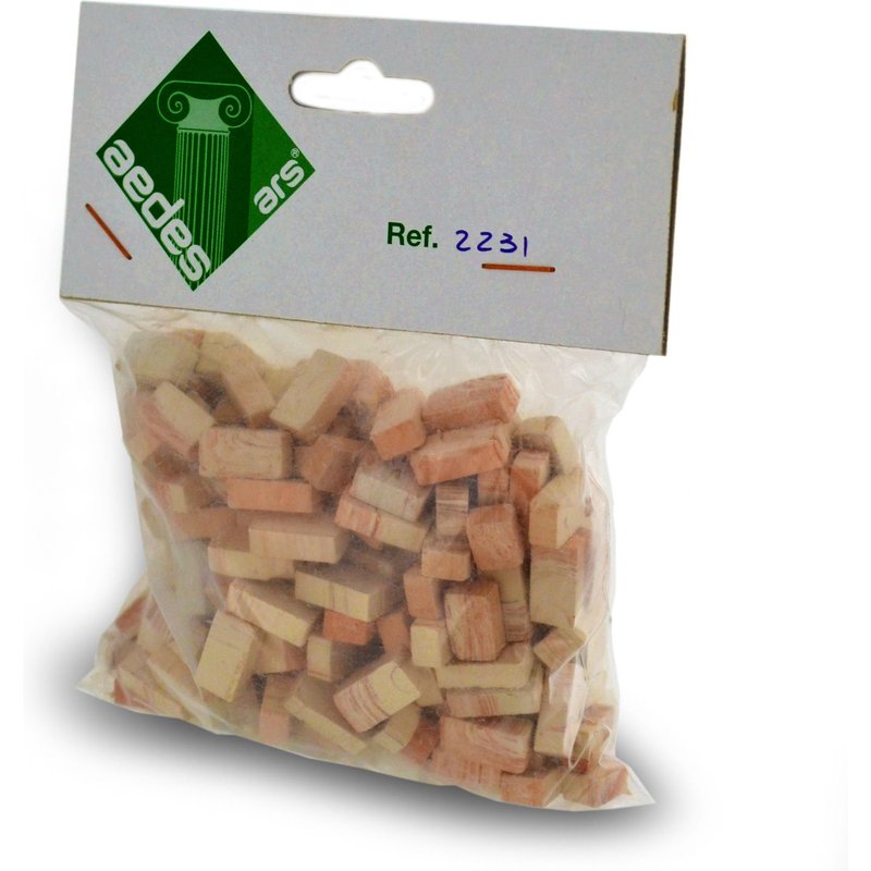 Maquette en c?ramique : Accessoires : 300 briques imitation jaspe : Grand mod?le