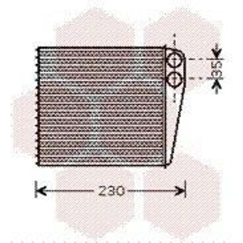 Radiateur Chauffage Pour Volkswagen Touran Version : Toute De 2003 À 2007