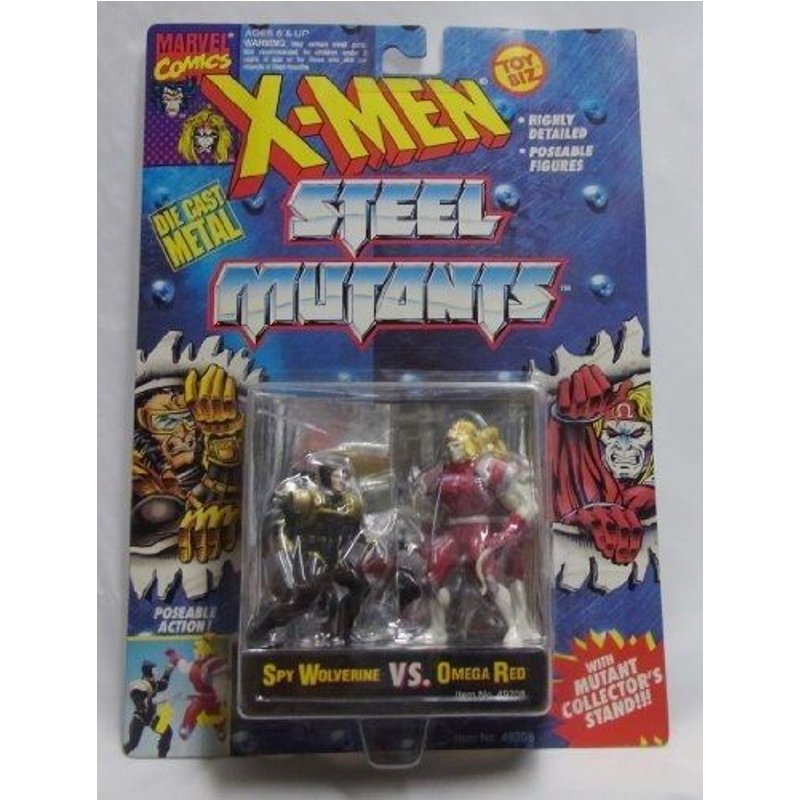 X-MEN STEEL MUTANTS Spy Wolverine VS. Omega Red Marvel Comics