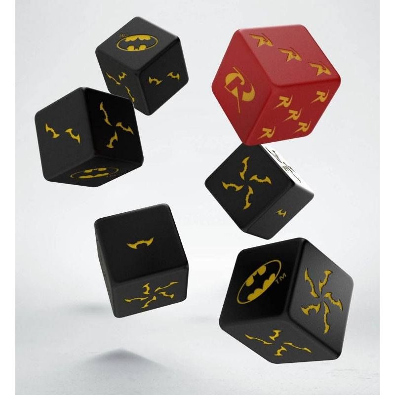 6 Q-Workshop Dés Batman Miniature Game D6 Batman