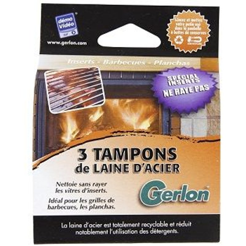 TAMPON LAINE D'ACIER SPÉCIAL INSERT