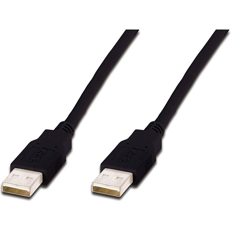 ASSMANN - Câble USB - USB (M) pour USB (M) - USB 2.0 - 1 m - moulé - noir