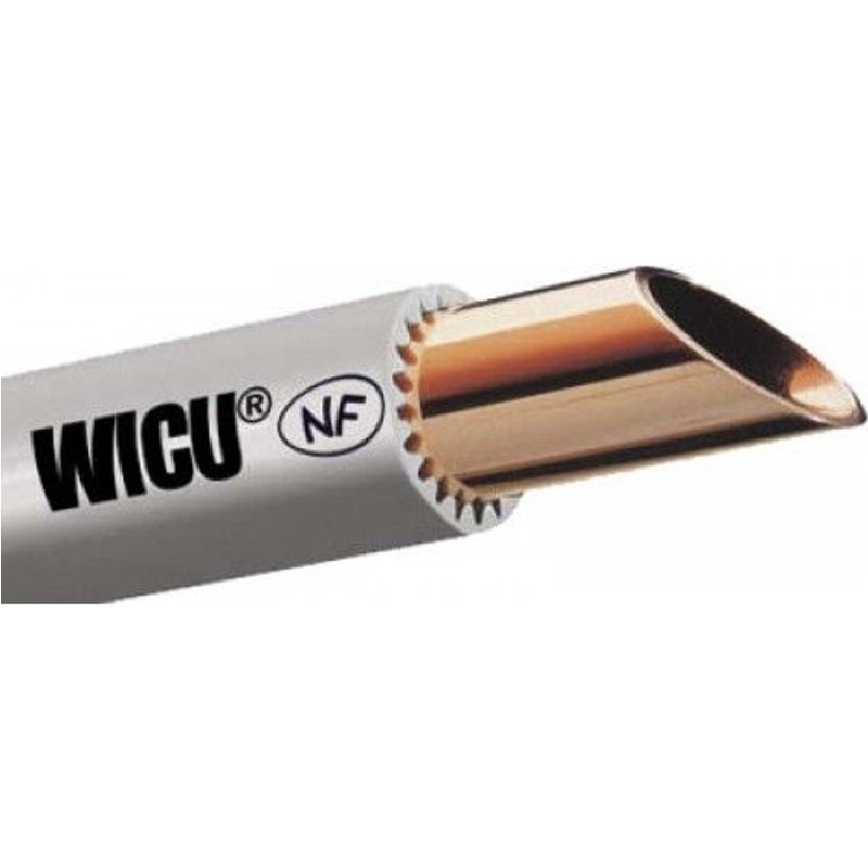 Tube cuivre recuit 16x18 - couronne de 25 mètres KME