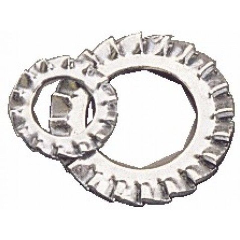 Rondelles frein éventail - acier zingué - diamètre 12,5 mm - 200 pièces BRICOZOR