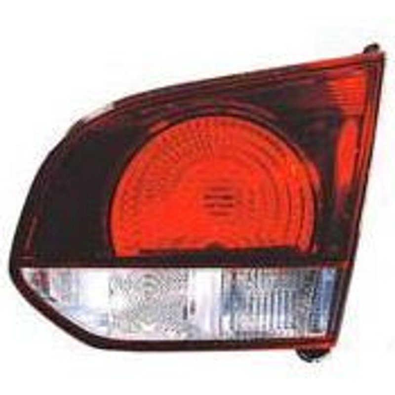 Feu Arrière Droit Sans Partie Électrique (Partie Coffre) Type Hella Couleur Noire Pour Volkswagen Golf 6 De 2008 À 2012