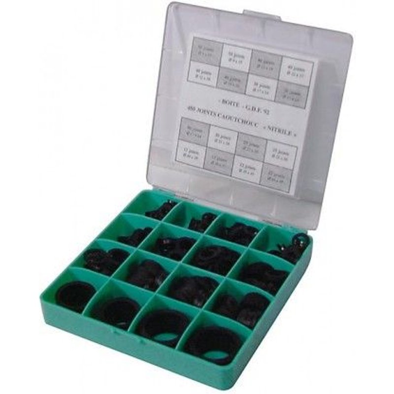 Coffret joint plat - 480 joints plats caoutchouc G.D.F.92