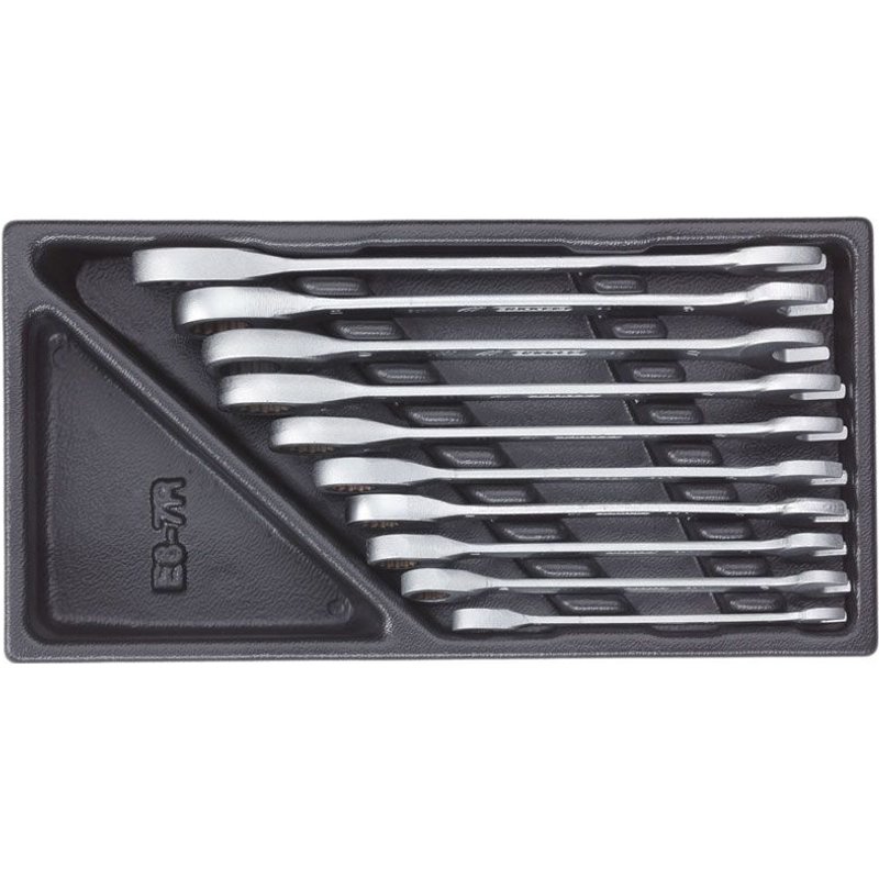 Gedore Jeu de clés à fourche et polygonales à cliquet en module d'outils 1/3 - 1500 ES-7 R