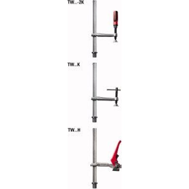 Bessey Élément de serrage pour tables de soudage TW16 200/150 (Poignée bi-matière)