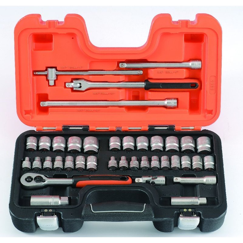 Bahco Assortiment de douilles 3/8, 38 PCS - S380